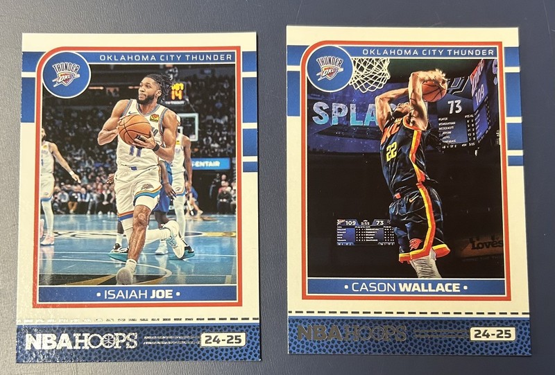 Oklahoma City Thunder 2024-2025 NBA Card Lot of 2