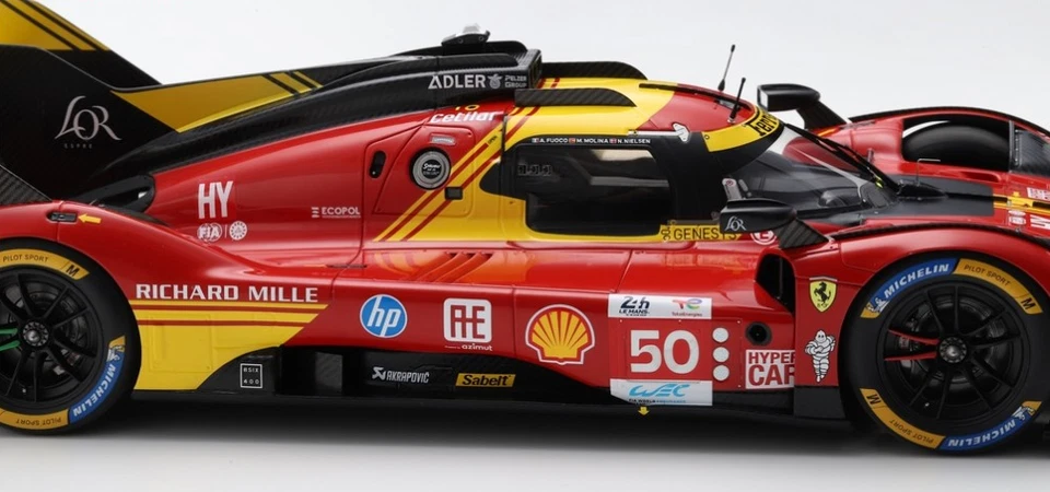 LOOK SMART - FERRARI 499P #50 Ferrari AF Corse 1° 24H Le Mans 2024 A.FUOCO-M.... - Immagine 3 di 4