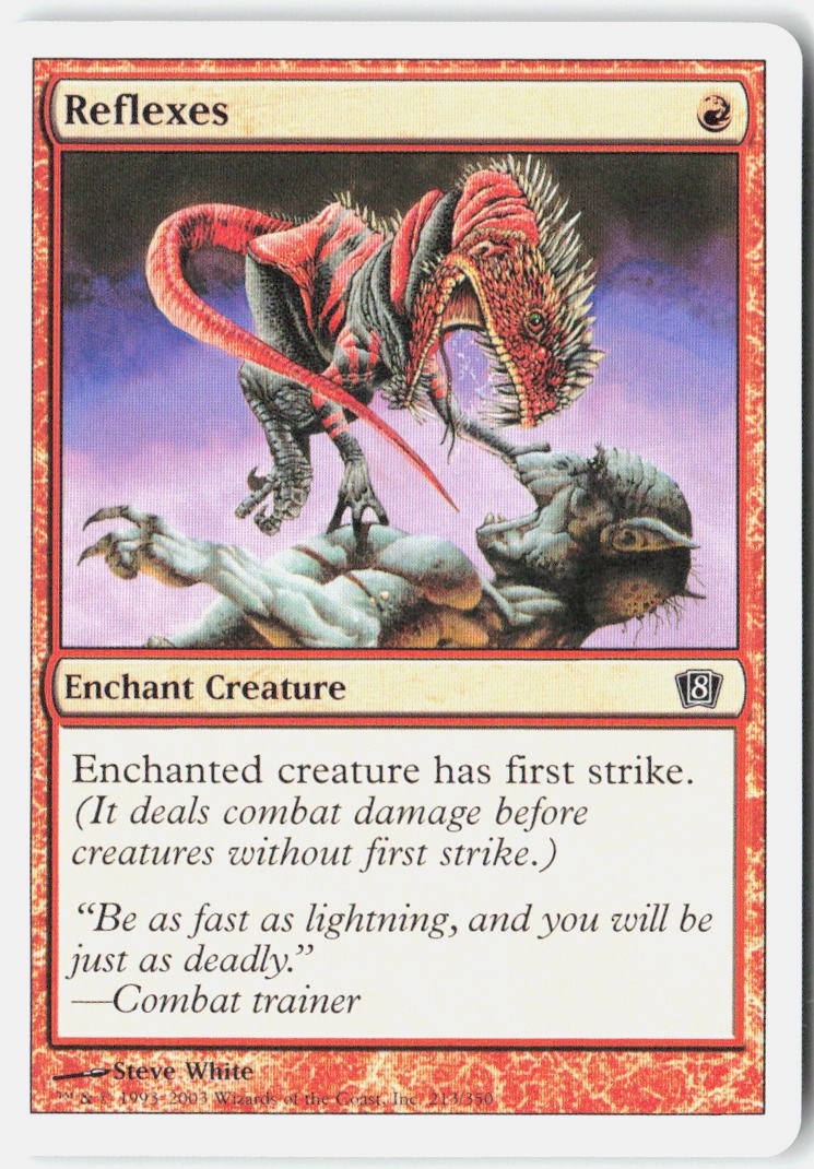 Reflexes 213 Common 8th Edition Magic: The Gathering Near Mint