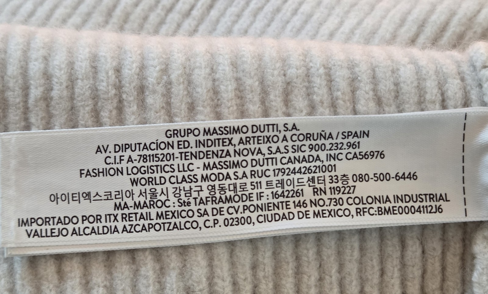 Massimo Dutti Light Gray Collared Pullover Sweate… - image 6