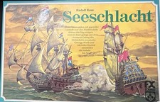 Seeschlacht Board Game (Battle at Sea, German Ed) With English