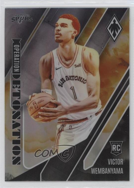 2023 Panini Phoenix Operation Detonation Silver Victor Wembanyama #4 Rookie RC