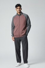 Lululemon Mens Small Pulse Jacket Mens XL Full Zip Pockets Cassis Nautical Navy