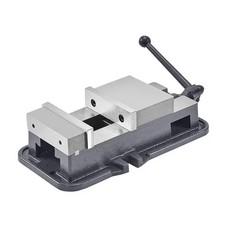 Heavy-Duty Industrial Bench Hydraulic Vise with Fixed Jaw and Open-End Clamp ⭐