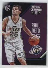 2015-16 Panini Totally Certified Rookies Mirror Purple 2/50 Raul Neto #177 0v0