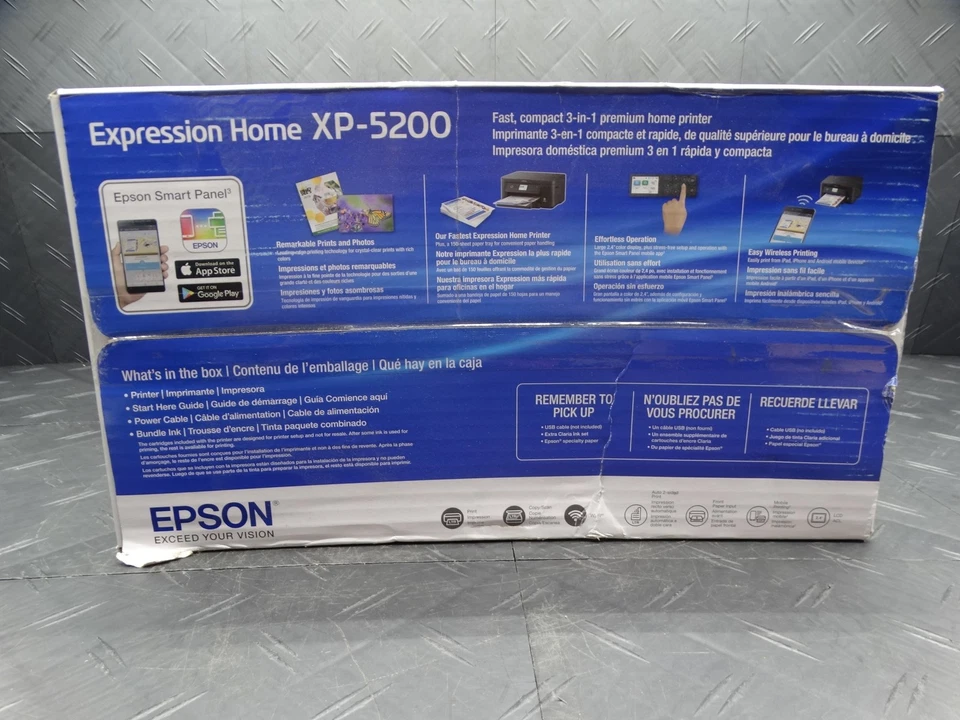 Epson Expression Home XP-5200 All-in-One Inkjet Printer - Image 3 of 4