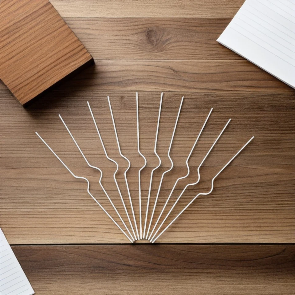 200 Stück Kalenderaufhänger: Gusseisen kleine Haken für Kalender - strapazierfähiges Eisen - Bild 4 von 4