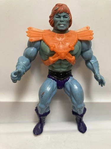 Vintage MOTU Mattel He-Man FAKER Soft Head 1982 Taiwan Loose Legs Vest