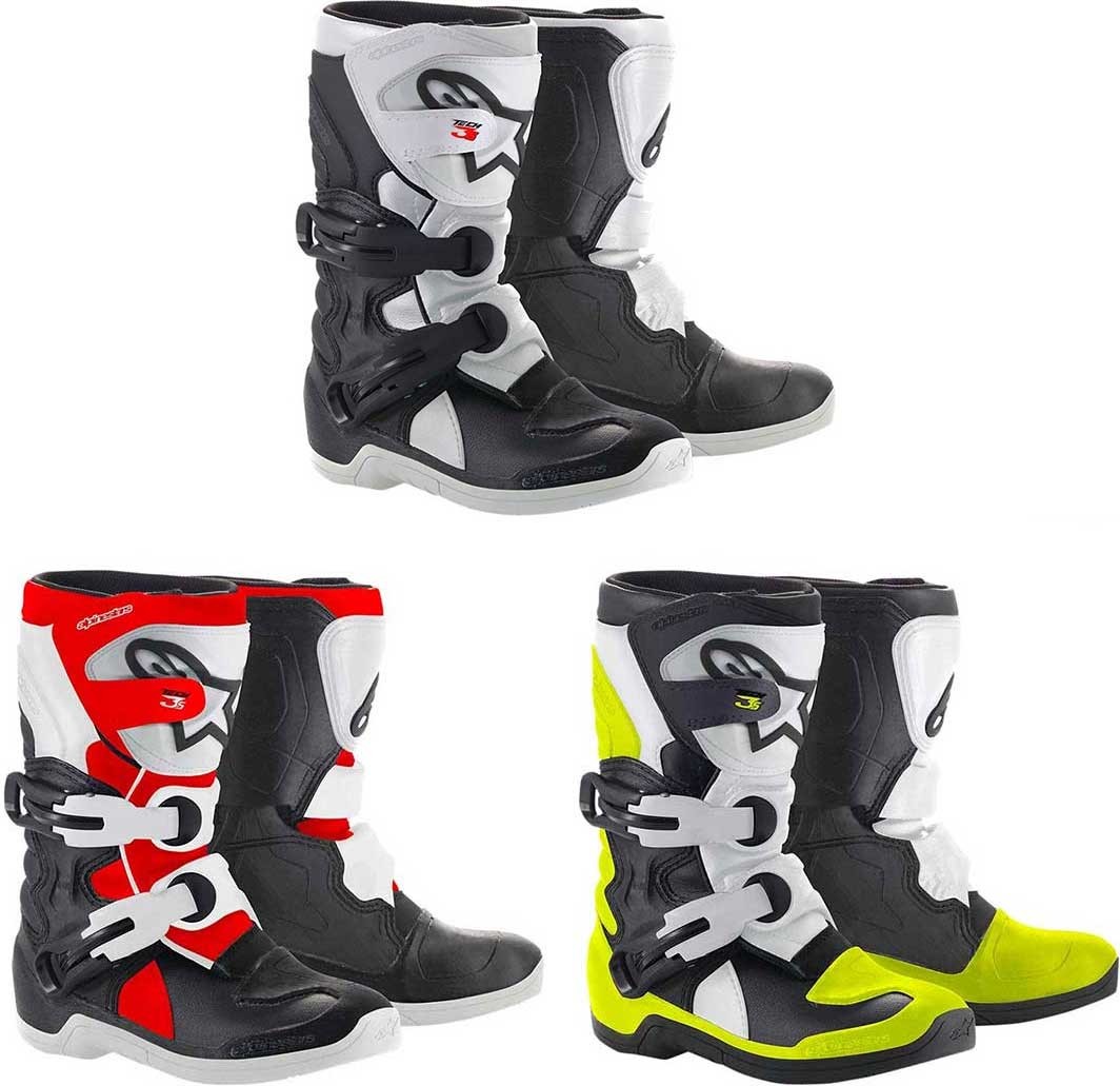 Alpinestars Youth Tech 3S Kids Boots 2023 - Motocross Dirt Alpinestars Youth Tech 3S Kids Boots 2023 - Motocross Dirt