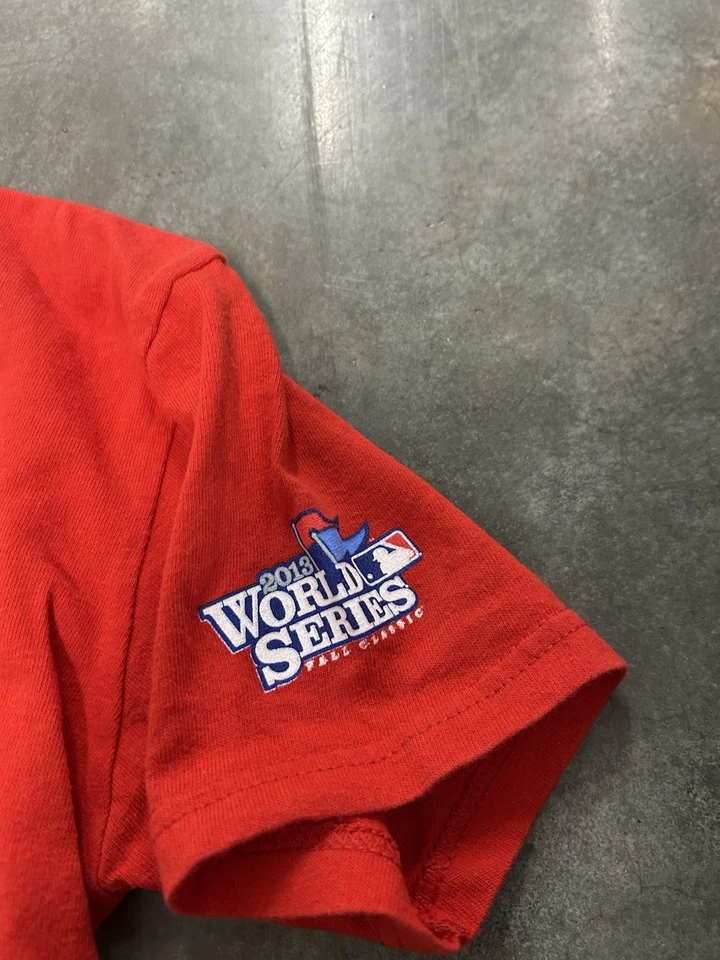Camiseta Juvenil St Louis Cardinals Freese Serie Mundial 2013 Pequeña Majestuosa Foto 2 de 4