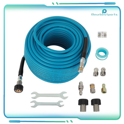 #ad Pressure Washer 5800PSI for 150ft Sewer Jet Hose 1 4quot; NPT Sewer Jetter Kit $46.78