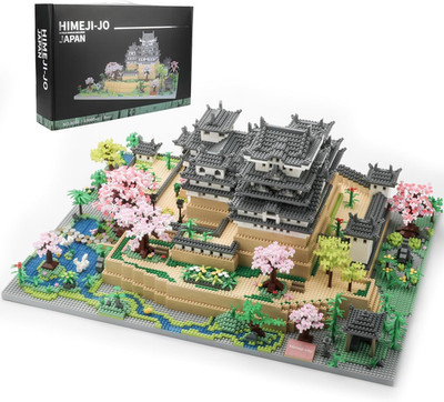 Himeji Castle Mini Building Blocks Set - 10080 Pieces Architectural Model