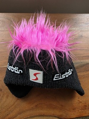 Eisbar Pink Punk Hair Wintermütze Trekkin Skifahren Snowboarden 55 cm