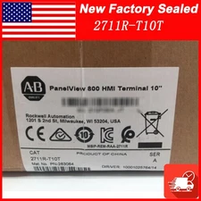 Factory Sealed 2711R-T10T /A PanelView 800 10-in HMI Terminal 2711RT10T new!