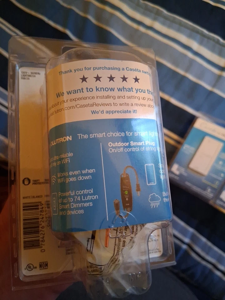 Interruptor inteligente original Careta by Lutron monopolo inalámbrico 3 vías/multiubicación Foto 2 de 2