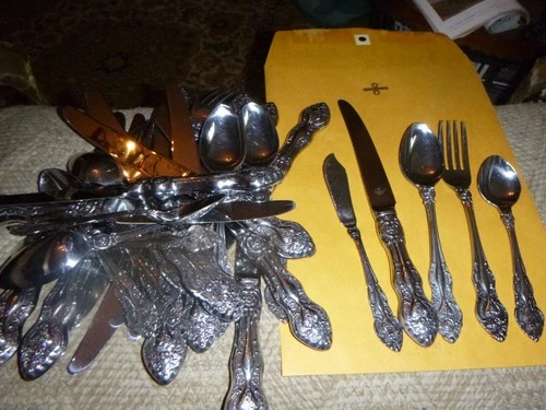 31 Piece Set Lifetime Cutlery Stainless Japan Grand Tradion Flatware