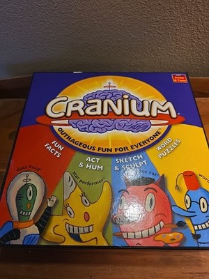 NEW Cranium The Game 4 Your Whole Brain 1998 Outrageous Game Board -3027950 New!