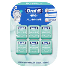 Oral-B Glide All-In-One Mint Flavor Dental Floss, 44 m, 6 pk.