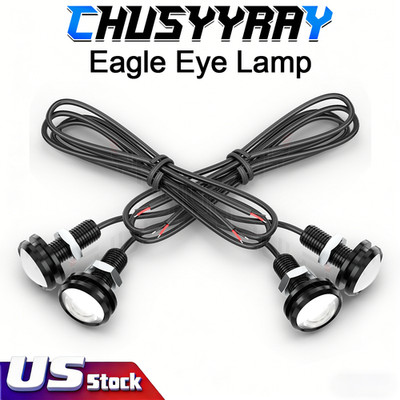 4X 9W 23mm LED DRL Eagle Eye Light Car Fog Daytime Reverse Turn Signal Lamp
