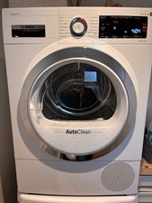 BOSCH Serie 8 WTX88RH9GB Smart 9kg A+++ Heat Pump Tumble Dryer - White
