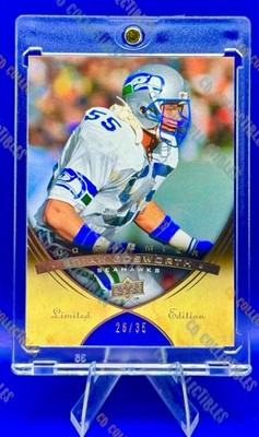 Brian Bosworth /35 GOLD FOIL PREMIER UPPER DECK SOONERS SEAHAWKS MINT