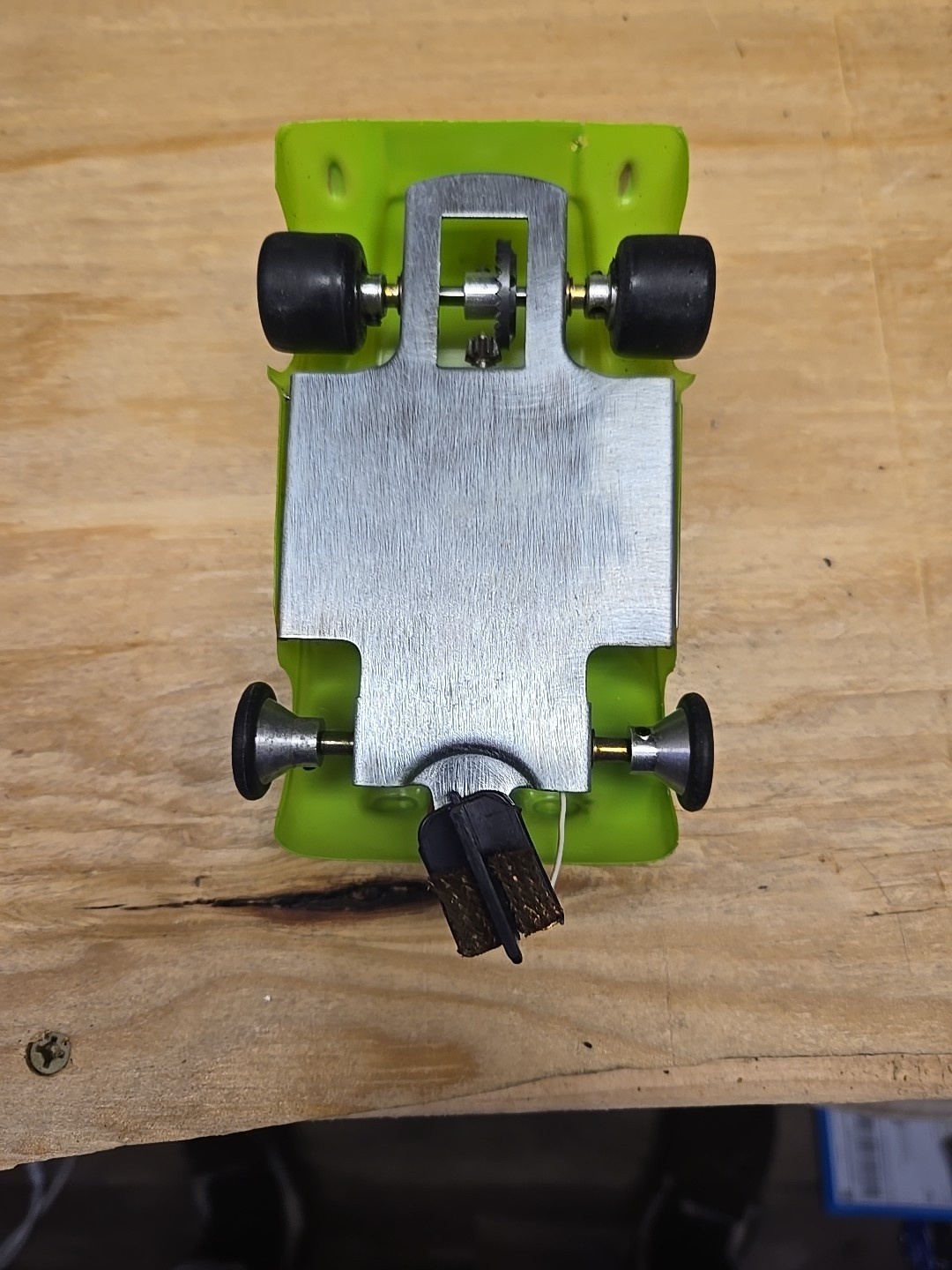 1/32 Green 33 Ford Coupe Womp Slot Car 14k Rpm Homeset Motor Silicone Rears