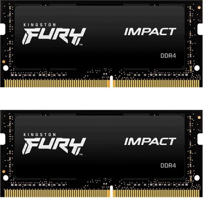 Kingston FURY Impact 64GB 2x32GB DDR4-3200 SO-DIMM CL20 1.2V KF432S20IBK2/64