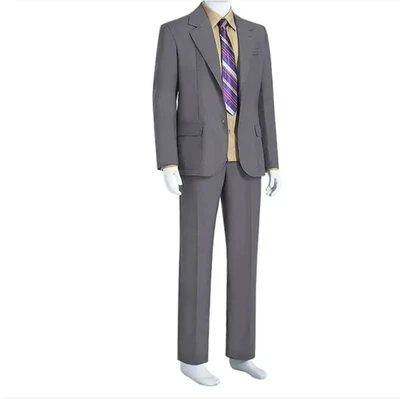 Joker Joaquin Phoenix Cosplay Costume Joker 2 Arthur Fleck Grey Suit - Image 1 of 4