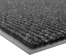 Notrax 109 Brush Step Carpeted Indoor/Outdoor Entrance Mat 4'x8' Charcoal