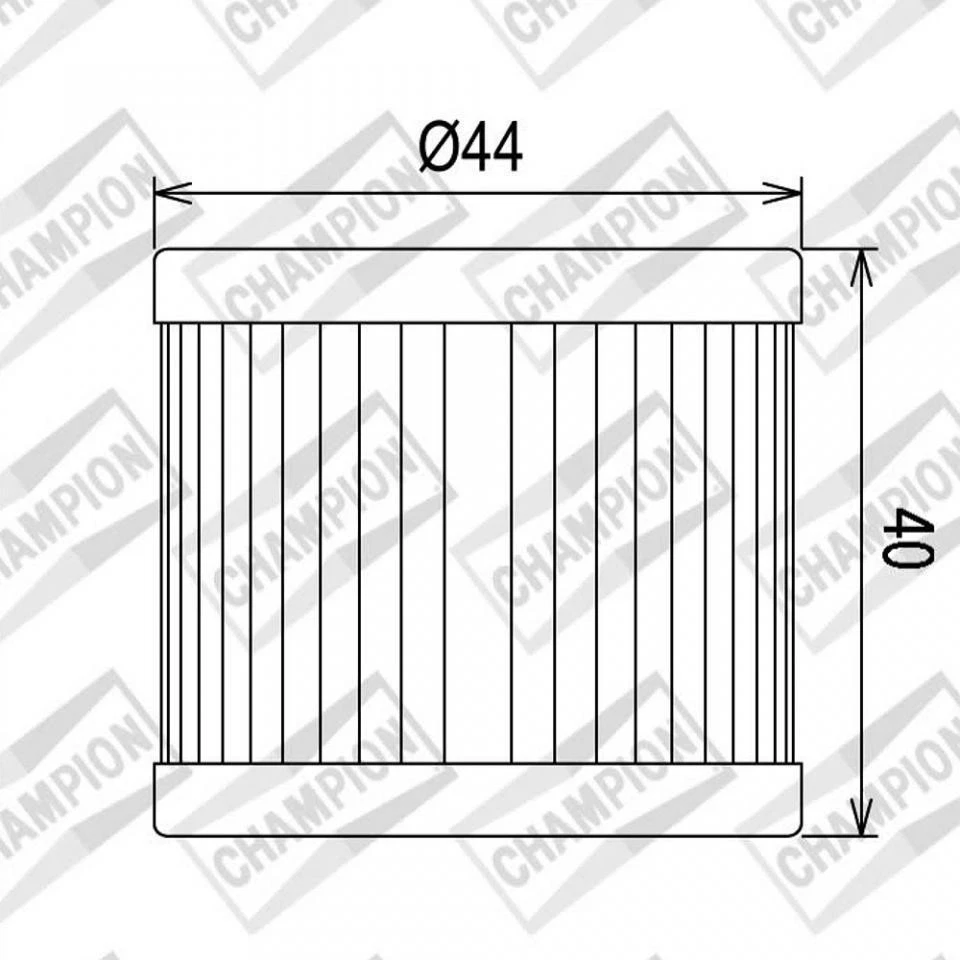 Filtre à huile Champion pour Scooter Suzuki 150 UX Sixteen 2008 à 2015 Neuf - Photo 3/4