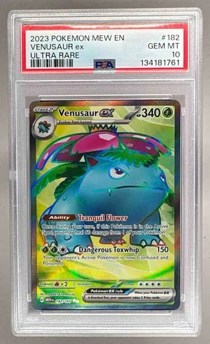 2023 Pokemon Scarlet Violet 151 MEW EN 182 Venusaur ex PSA 10 134181761