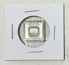 GEIGER EDELMETALLE ORIGINAL 5 GRAM SILVER SQUARE - RAW NO ASSAY CAPSULE