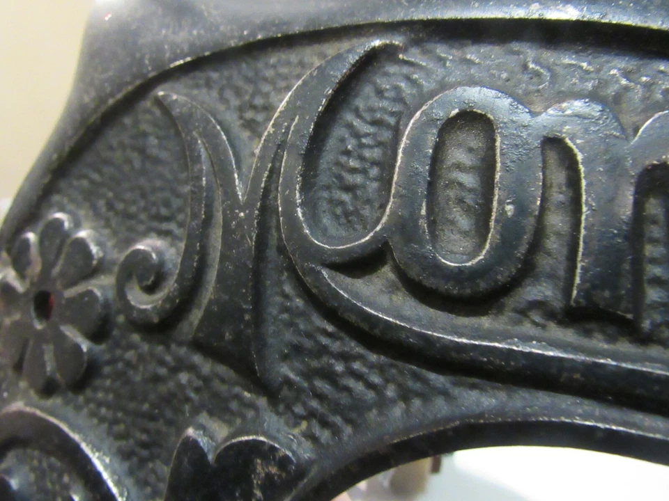 Estufa de leña Monawich maleable vintage pieza hierro fundido 44 1/2 B  Foto 4 de 4