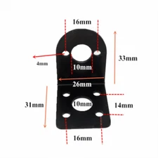 DC Motor Mount Bracket L Shape For 370/380/385/390/395/365 DC Motor Universal