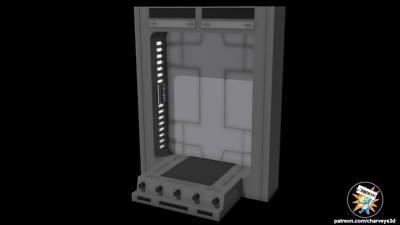 Death Star Chasm Door Diorama ANH 1:18 Star Wars Vintage Collection TVC Scale