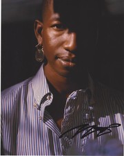 MAMOUDOU ATHIE SIGNED AUTHENTIC 'PATTI CAKE$' 8X10 PHOTO 2 w/COA ACTOR PROOF 