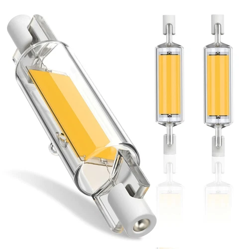 LED R7S 118mm 78mm 12W/6W Regulable COB Reemplazar Halógeno 220V Tubo de Vidrio Bombilla - Imagen 13 de 25