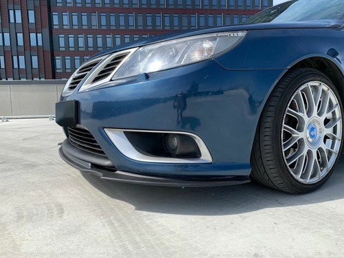 Aero Estilo Parachoques Delantero Alerón Borde para Saab 9-3 Mk2 2007-2014 - Imagen 2 de 7