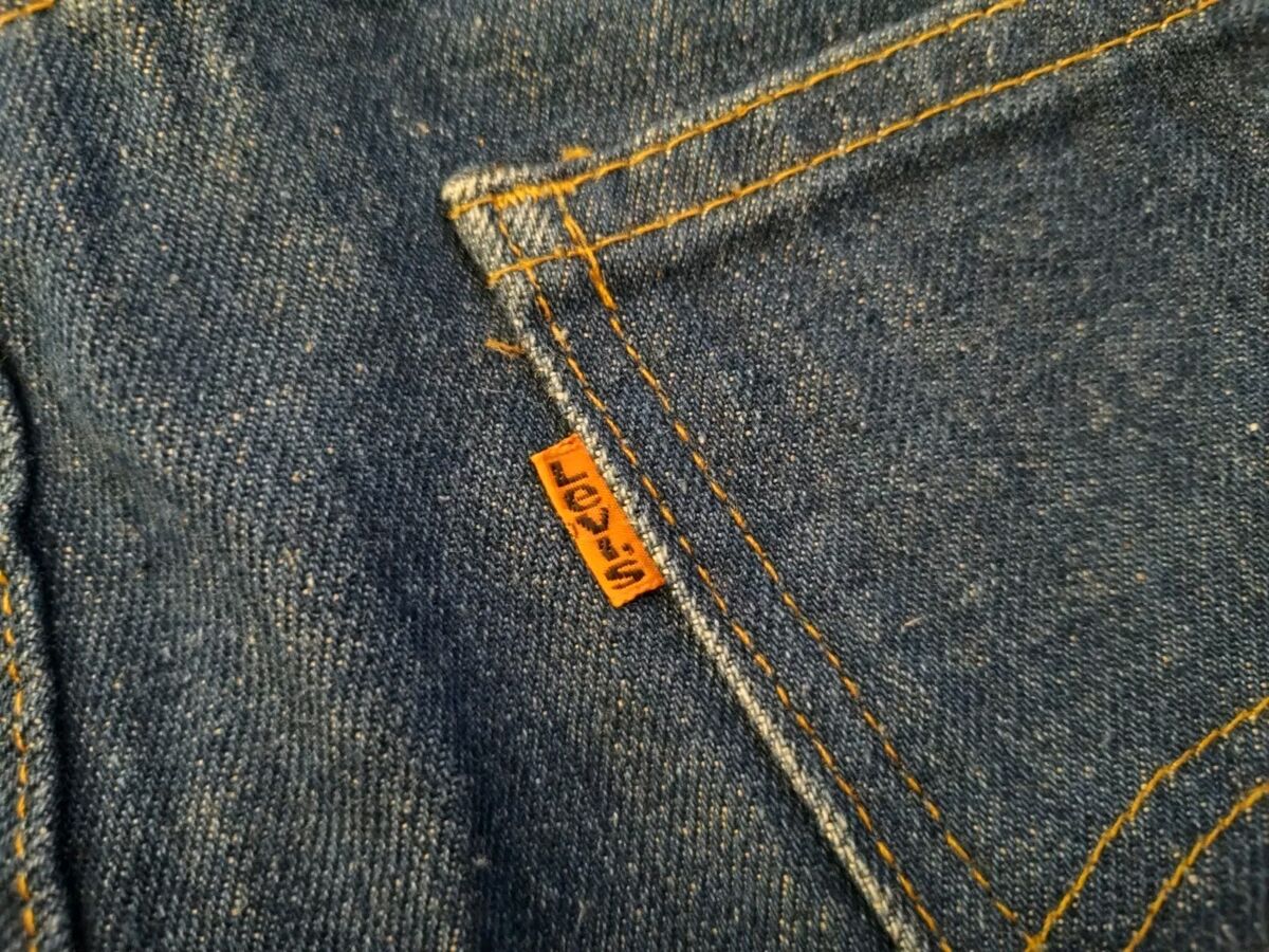 Vtg 1980 Levis 519 0217 Dark Wash Denim Jeans Orange Tab Vtg 1980 Levis 519 0217 Dark Wash Denim Jeans Orange Tab