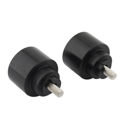 BLACK BAR ENDS TO FIT HONDA CBR600 900 1000 VTR BAR END WEIGHTS PAIR MOTORCYCLE - Picture 5 of 12