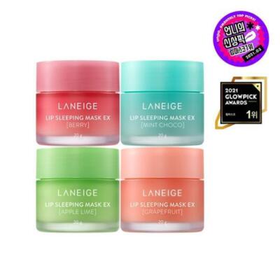 LANEIGE Lip Sleeping Mask 20g Berry/Grapefruit/Apple Mint/Mint Choco K-Beauty