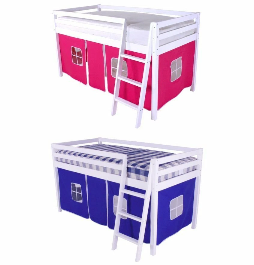 Tent for Midsleeper Cabin Bunk Bed Blue, Pink or Pirate Mid sleeper  - New — 第 4/4 张图片