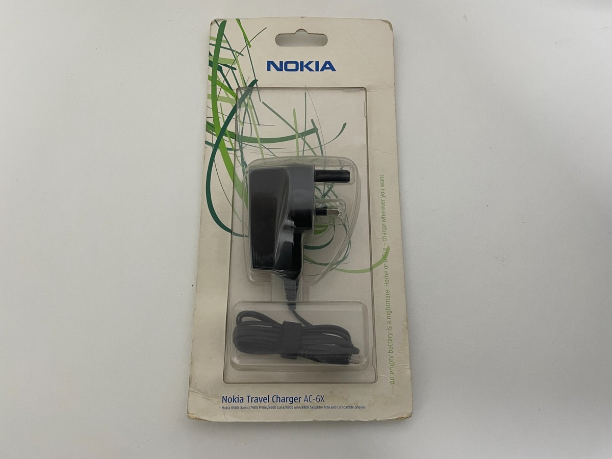 BRAND NEW NOKIA AC-6X CHARGER - 6500 - 8600 LUNA - 8800 ARTE