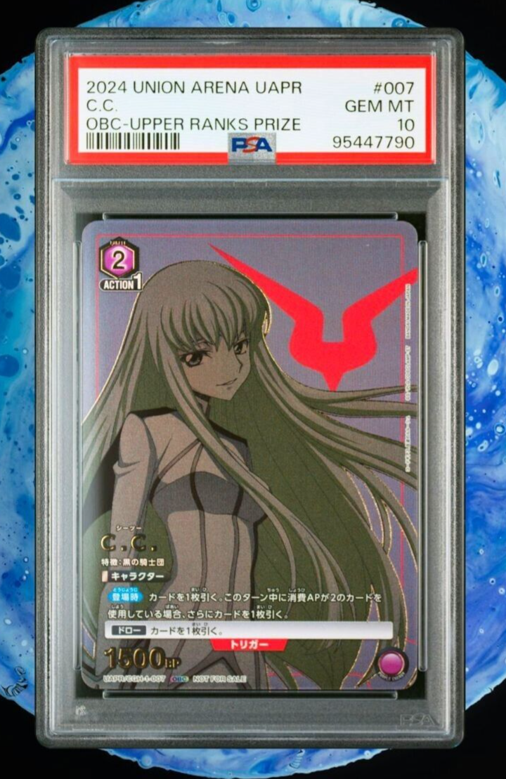 PSA 10 UNION ARENA Code Geass C.C. OBC-Upper ranks prize Super