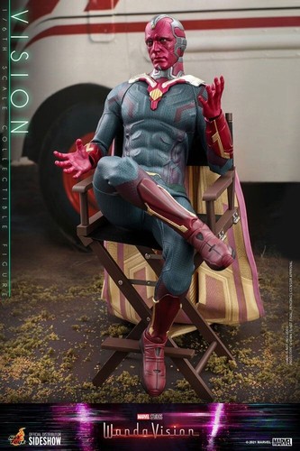 HOT TOYS MARVEL: WANDA VISION- VISION 1/6 31CM ***DEFECTO EN RODILLA*** - Imagen 2 de 8