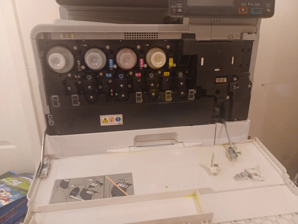 Aficio Mp C305sp with 500 sheet tray and rolling cabinet --Shipping Not Included - Image 2 of 4