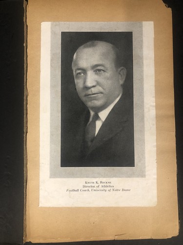 RARE Vintage 1931 Scrapbook Knute Rockne Death Notre Dame & Four Horsemen 33 pgs - Picture 3 of 18