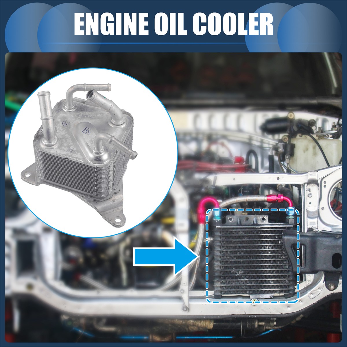 2018-2022 Mitsubishi Eclipse Cross Engine Oil Cooler