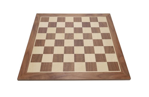 Classic Walnut Chess Board or Checkers Board from WE Games 14.75 in. - Picture 2 of 4