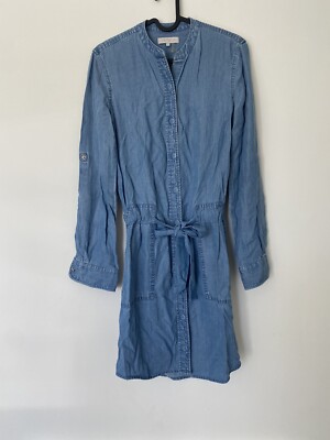 1 state denim dress Stampede Buckle Dress-Denim Trendy and Tipsy